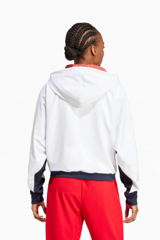 Кофта adidas NOC Poland Z.N.E. Podium FZ для женщин - белый