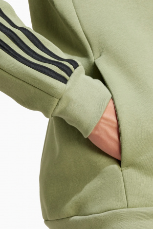 Кофта adidas Essentials Fleece 3S FZ - зелений