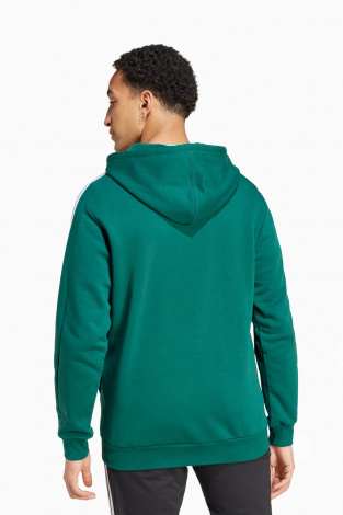 Кофта adidas Essentials Fleece 3S FZ - зеленый