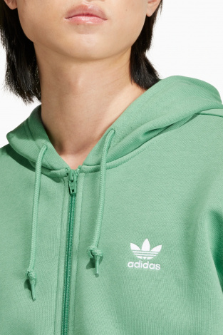 Кофта adidas Trefoil Essentials Full-Zip - зелений