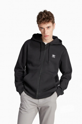 Кофта adidas Trefoil Essentials Full-Zip - чорний
