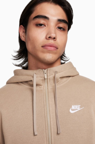 Кофта Nike Sportswear Club Fleece FZ - Бежевый