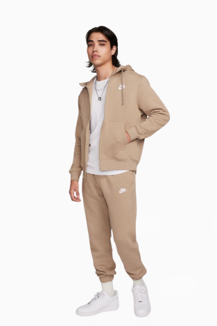 Кофта Nike Sportswear Club Fleece FZ - Бежевый