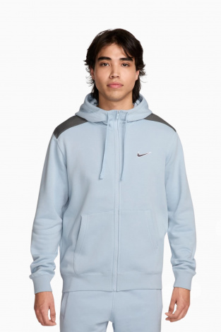 Кофта Nike Sportswear Fleece FZ - голубой