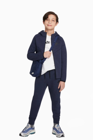 Дитяча кофта Nike Sportswear Tech Fleece Junior - темно-синій