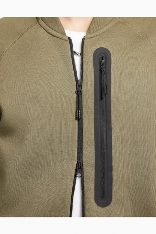 Кофта Nike Sportswear Tech Fleece Bomber - зеленый