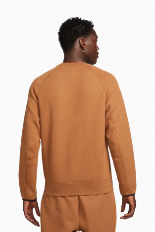 Кофта Nike Sportswear Tech Fleece Crew - коричневый