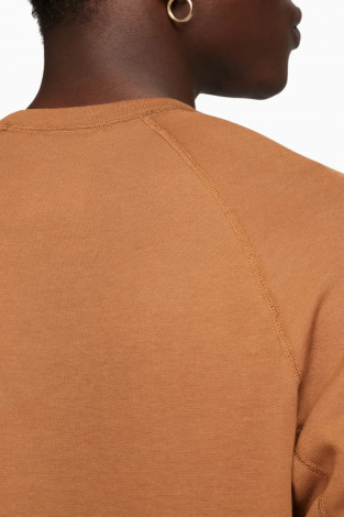 Кофта Nike Sportswear Tech Fleece Crew - коричневый
