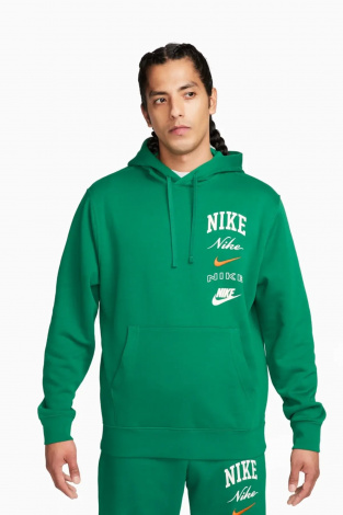 Кофта Nike Club Fleece - зеленый
