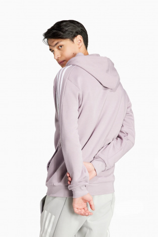 Кофта adidas Essentials Fleece 3S FZ - Фиолетовый