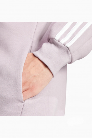 Кофта adidas Essentials Fleece 3S FZ - Фиолетовый