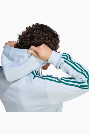 Кофта adidas Essentials Fleece 3S FZ - голубой
