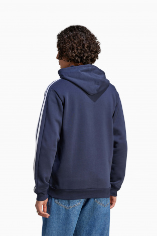 Кофта adidas Essentials Fleece 3S - темно-синій