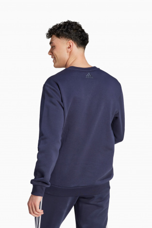 Кофта adidas Essentials Fleece Big Logo - темно-синій