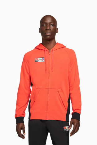 Кофта Nike F.C. FZ - красный