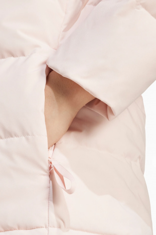 Куртка adidas Helionic Hooded Down для жінок - рожевий