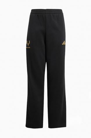 Дитячі штани adidas Messi Fleece Junior - чорний