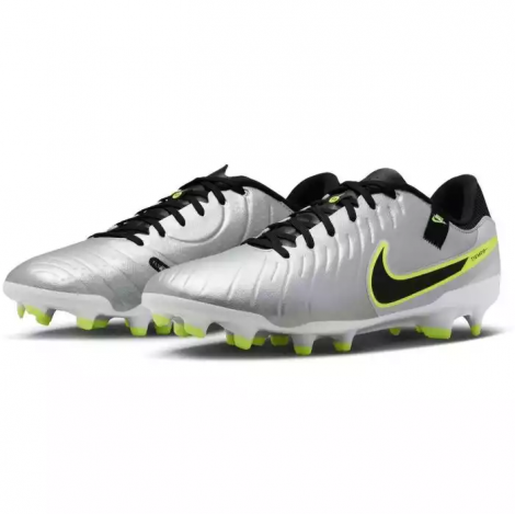Бутcи Nike TIEMPO LEGEND 10 ACADEMY FG/MG срібно-салатові DV4337-001