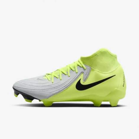 Бутси Nike PHANTOM LUNA II ACADEMY FG/MG срібно-лаймові FD6725-003