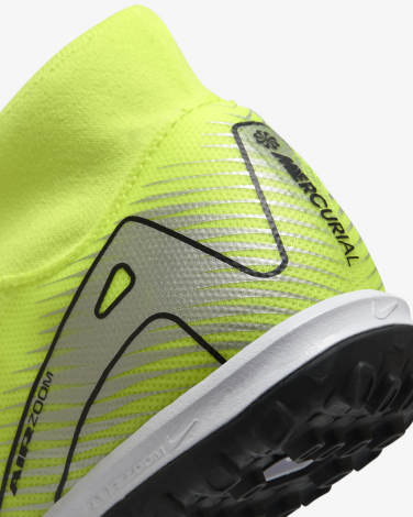 Сороконожки (шиповки) Nike MERCURIAL ZOOM SUPERFLY 10 ACADEMY TF лаймовые FQ8331-700