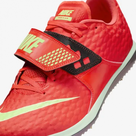 Кросівки для стрибків Nike ZOOM HIGH JUMP ELITE червоно-салатові FZ9636-600