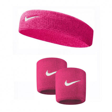 Набір Nike Пов'язка+ Напульсники Рожевий Nnn07-Nnn04-639 Рожевий 1Size (95624)