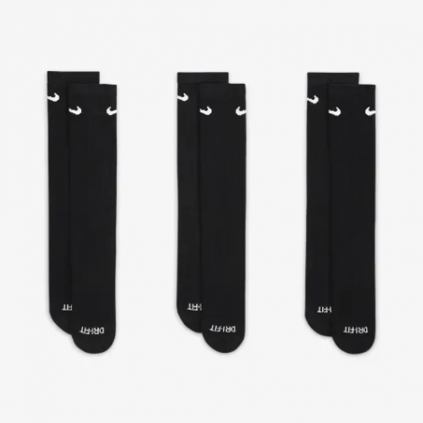 Шкарпетки Nike EVERYDAY PLUS CUSHIONED 3PR чорні (3 пари) SX6888-010