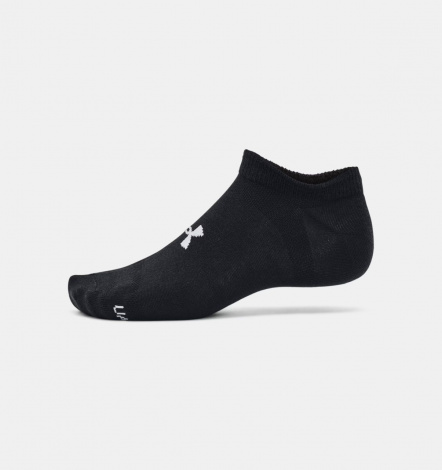 Шкарпетки Under Armour ESSENTIAL NO SHOW 6PK білі/сірі/чорні (6 пар) 1382611-002