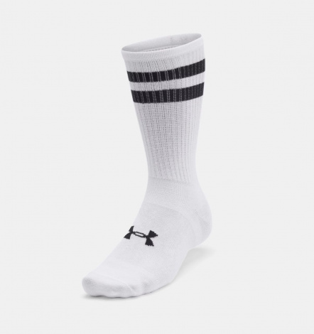 Шкарпетки Under Armour ESSENTIAL 6PK CREW білі/сірі/чорні (6 пар) 1387058-101