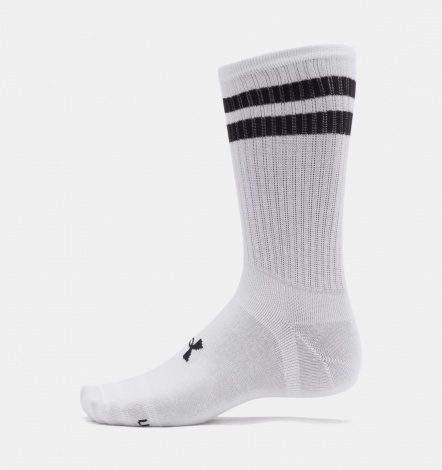 Шкарпетки Under Armour ESSENTIAL 6PK CREW білі/сірі/чорні (6 пар) 1387058-101