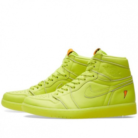 Кроссовки Jordan 1 Retro Gatorade Cyber Yellow