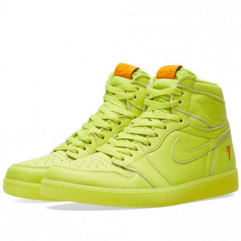 Кроссовки Jordan 1 Retro Gatorade Cyber Yellow