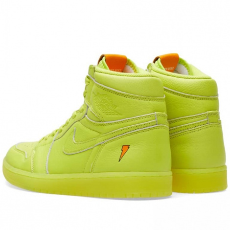 Кроссовки Jordan 1 Retro Gatorade Cyber Yellow