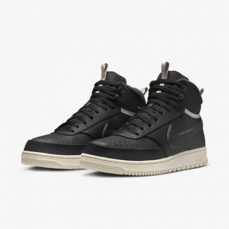 Кросівки Nike COURT VISION MID WNTR чорно-бежеві DR7882-003