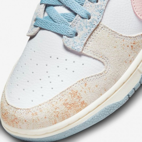 Кроссовки Nike Dunk Low Pink Blue Gold