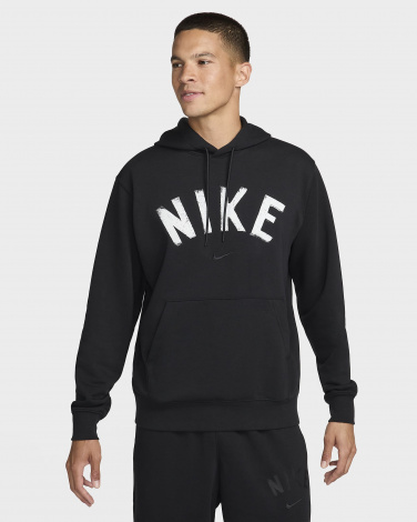 Худі Nike SWOOSH DRI-FIT FRENCH TERRY PULLOVER FITNESS HOODIE чорне FV9919-010
