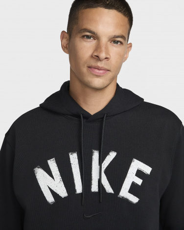 Худі Nike SWOOSH DRI-FIT FRENCH TERRY PULLOVER FITNESS HOODIE чорне FV9919-010