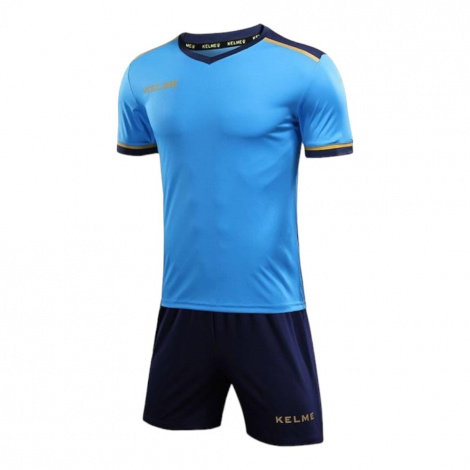 Комплект футбольної форми дитячий Kelme SEGOVIA блакитно-темно-синій 8351ZB3158.9996