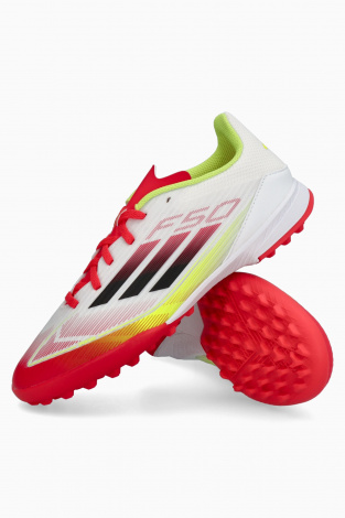Детские сороконожки adidas F50 League TF Junior - белый