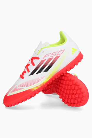Дитячі сороконіжки adidas F50 Club TF Junior - Білий