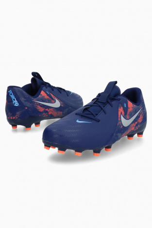 Детские бутсы Nike Phantom GX II Academy Erling Haaland FG/MG Junior - темно-синий