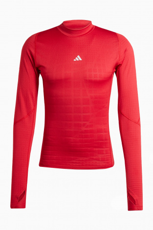 Термофутболка adidas Techfit Cold.Rdy LS - красный