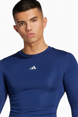 Термофутболка adidas Techfit LS - темно-синій