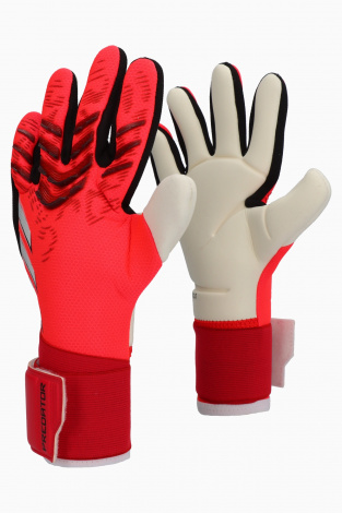 Детские вратарские перчатки adidas Predator Pro Junior - красный