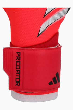 Детские вратарские перчатки adidas Predator Pro Junior - красный