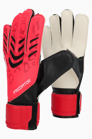 Детские вратарские перчатки adidas Predator Training Junior - красный