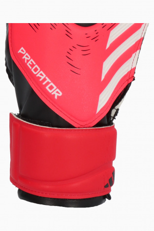 Детские вратарские перчатки adidas Predator Training Junior - красный