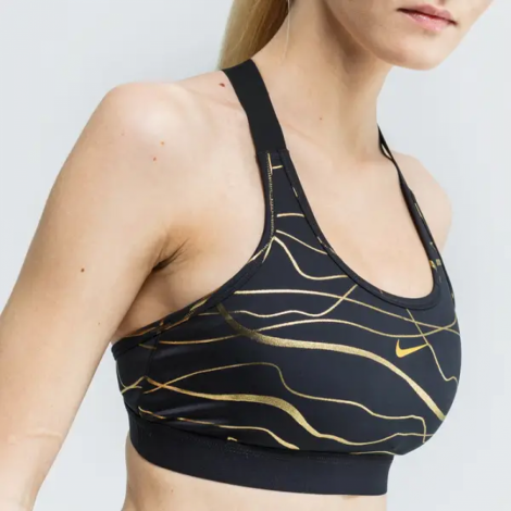 Топ Nike W Nk Swsh Bd Icnclsh M Aop Bra