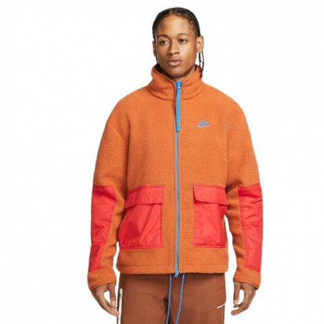 Кофта Nike Mens Fleece Full-Zip Jacket Orange