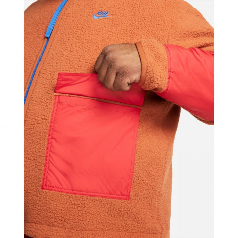 Кофта Nike Mens Fleece Full-Zip Jacket Orange
